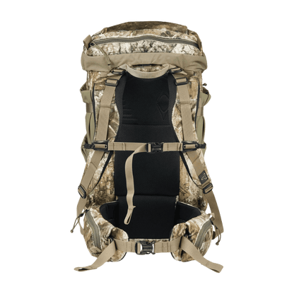 MYSTERY RANCH TREEHOUSE 38 DAY HUNT BACKPACK - REALTREE APX - BACK VIEW
