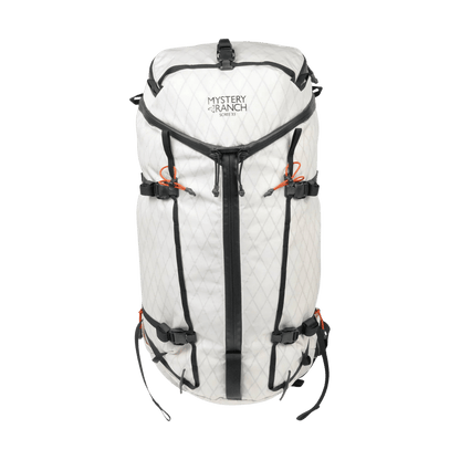 MYSTERY RANCH WOMEN'S SCREE 33 BACKPACK - WHITE/SUNSET - FRONT VIEW
