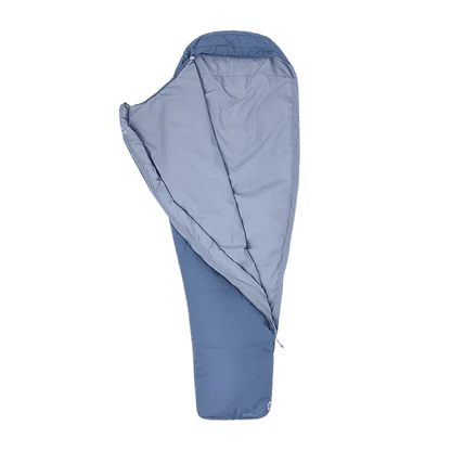 MARMOT NANOWAVE SLEEPING BAG -STEEL ONYX - INSIDE VIEW