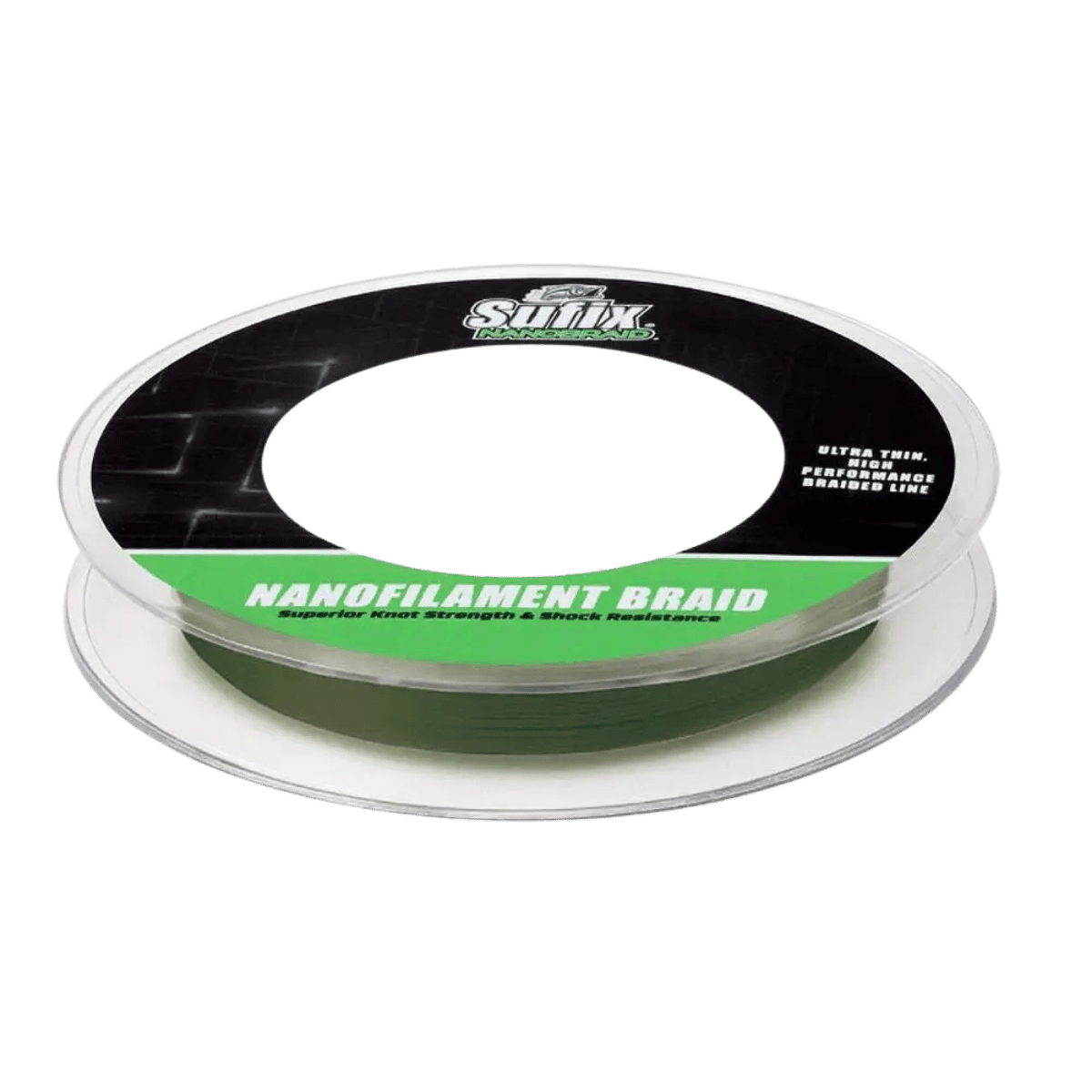 SUFIX NANOBRAID FISHING LINE 6LB LOW VIS GREEN 150YD