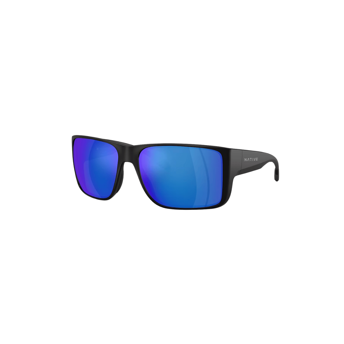 NATIVE EYEWEAR BADLANDS XL SUNGLASSES BLUE REFLEX POLARIZED