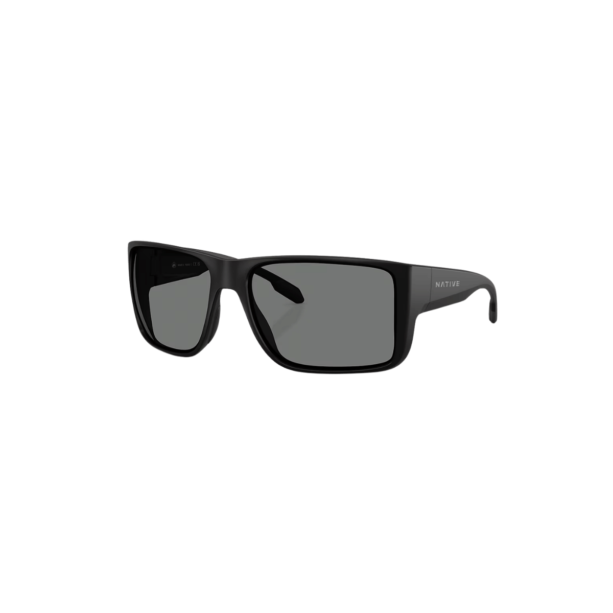NATIVE EYEWEAR BADLANDS XL SUNGLASSES GREY POLARIZED