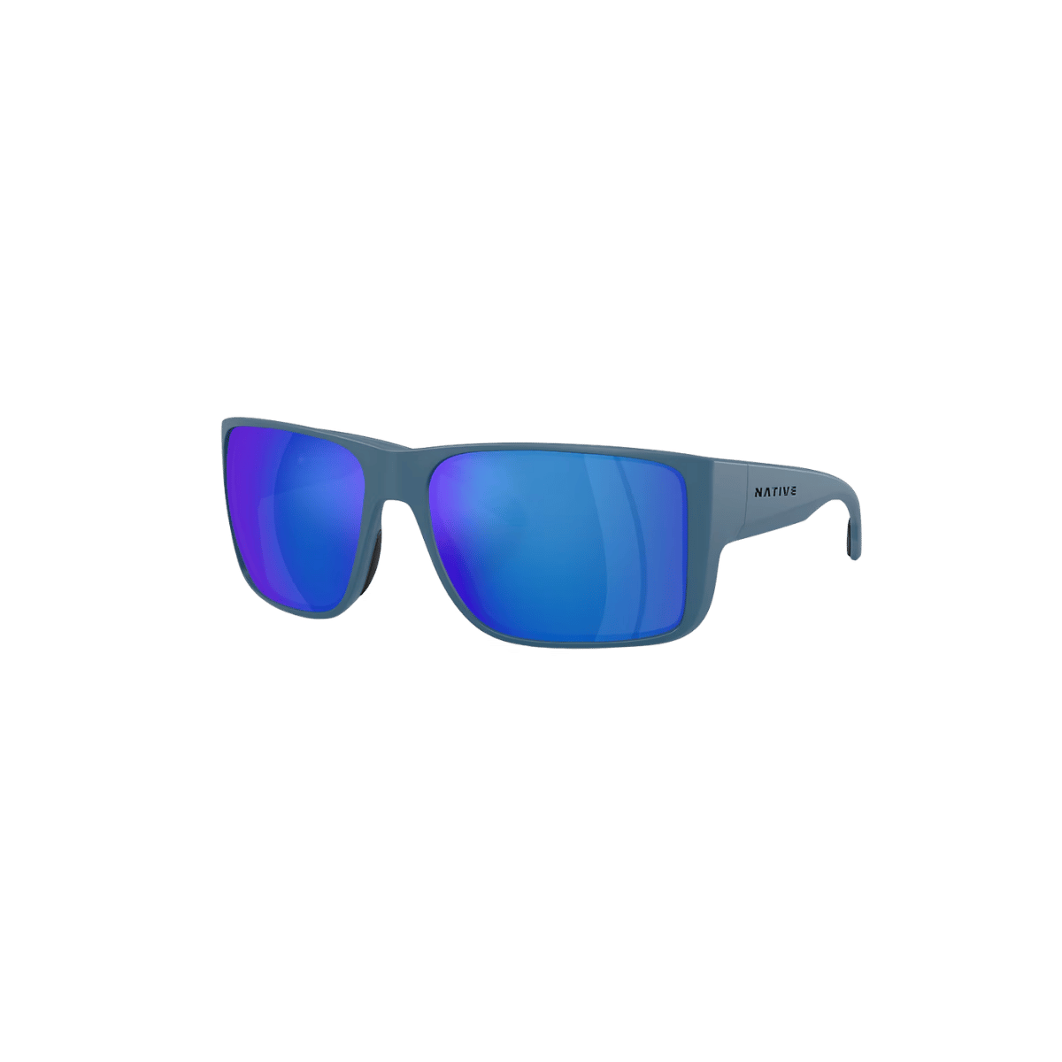 NATIVE EYEWEAR BADLANDS XL SUNGLASSES BLUE REFLEX POLARIZED