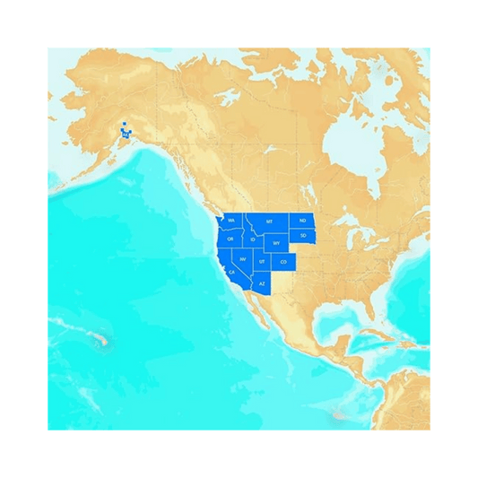 NAVIONICS HOTMAPS PLATINUM SD/MSD WEST MULTI COLOR