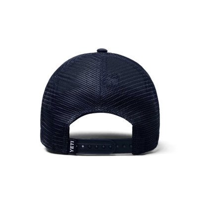 YETI TUNDRA BADGE LOW PRO TRUCKER - NAVY - BACK VIEW