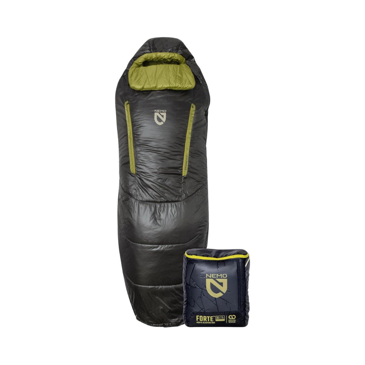 NEMO EQUIPMENT FORTE SLEEPING BAG CHIMERA BIRCH BUD