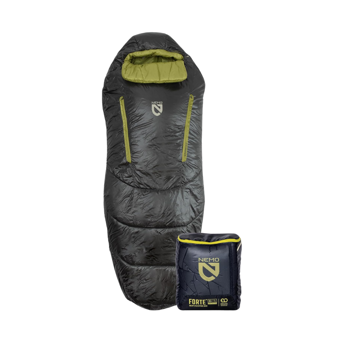 NEMO EQUIPMENT FORTE SLEEPING BAG CHIMERA BIRCH BUD