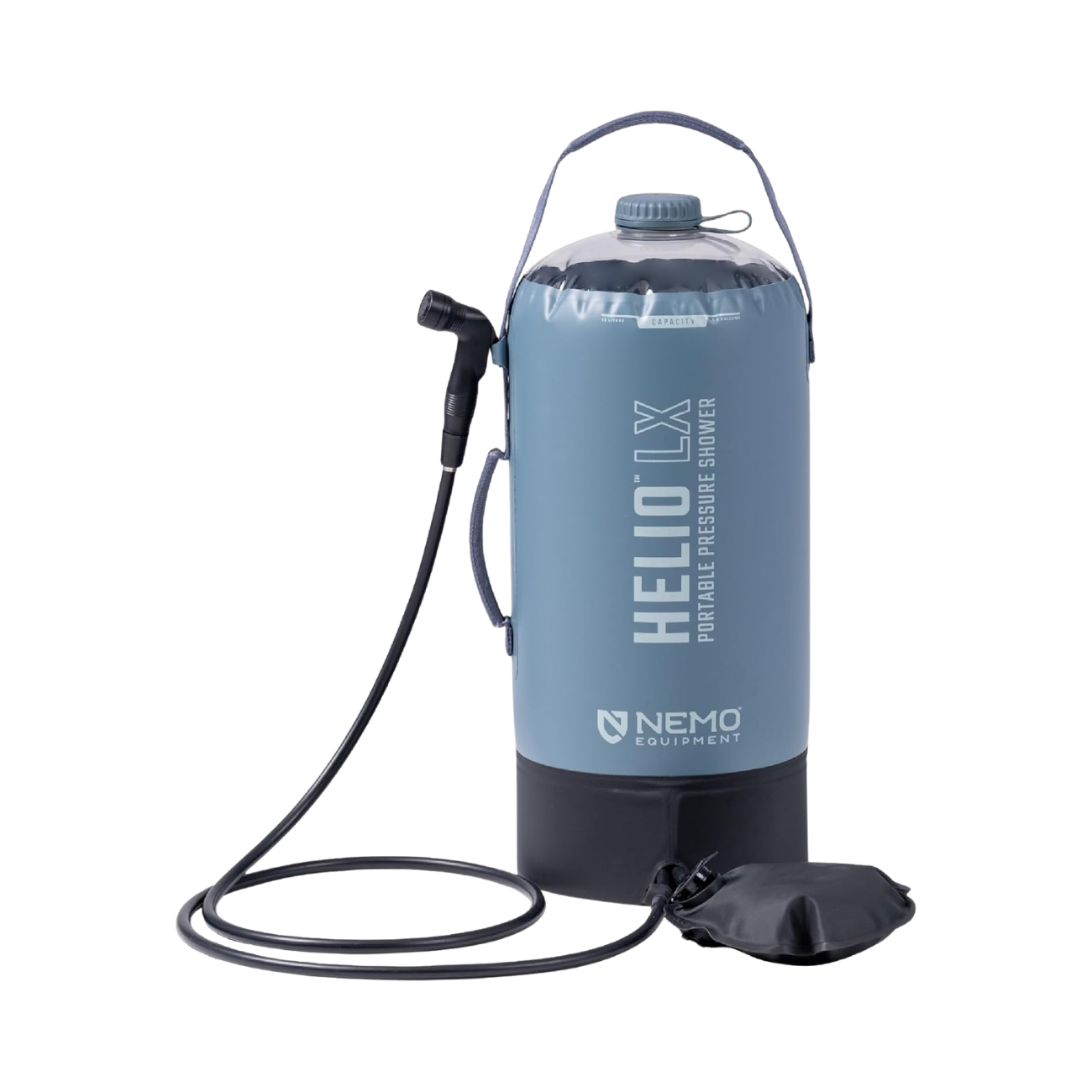 NEMO EQUIPMENT HELIO LX PRESSURE SHOWER FORTRESS BLACK