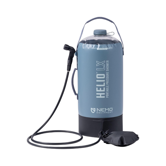 NEMO EQUIPMENT HELIO LX PRESSURE SHOWER FORTRESS BLACK