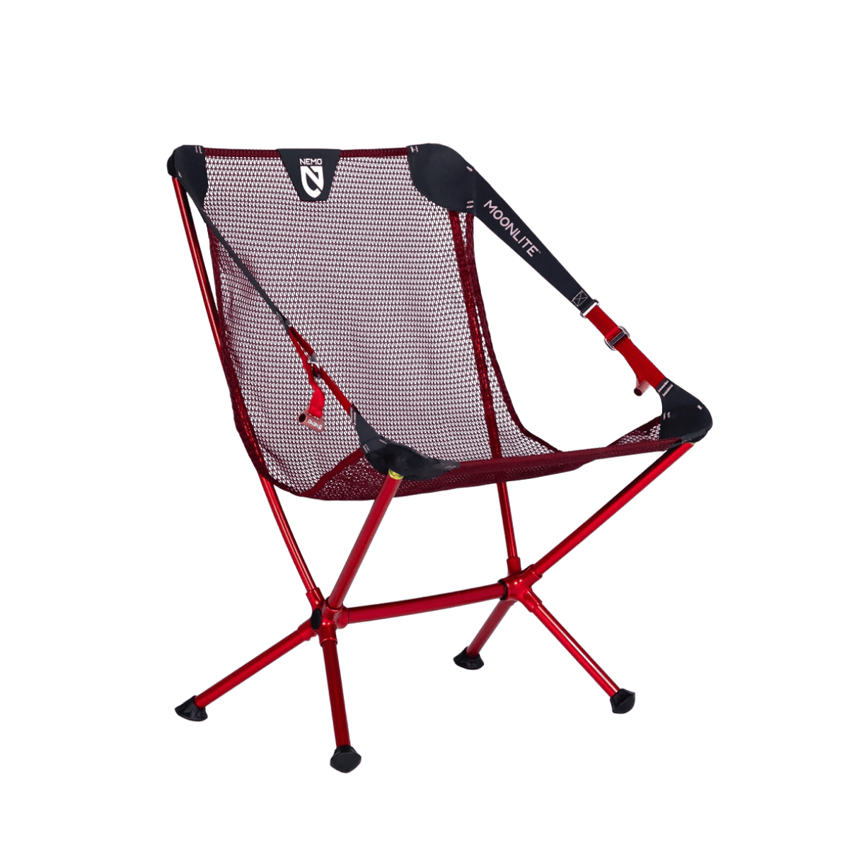 NEMO EQUIPMENT MOONLITE RECLINING CAMP CHAIR DEEP CARLET