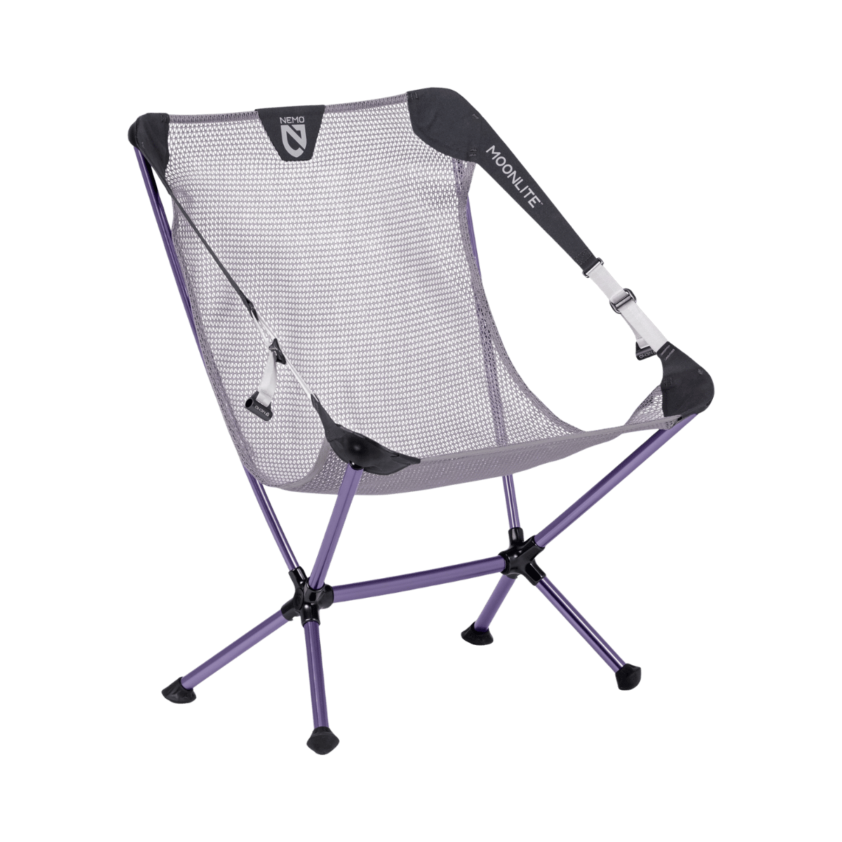 NEMO EQUIPMENT MOONLITE RECLINING CAMP CHAIR QUICK SILVER