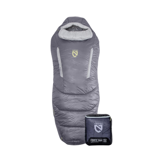 NEMO EQUIPMENT WOMENS FORTE SLEEPING BAG ALGIERS AQUIFER