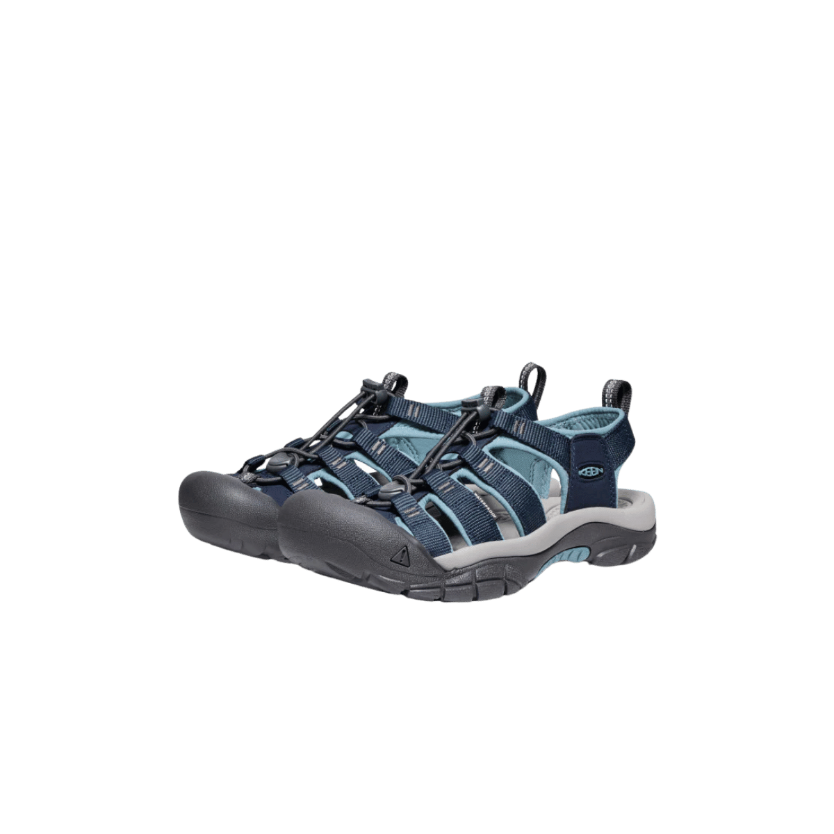 KEEN WOMEN'S NEWPORT H2 SANDAL NAVY/MAGNET FRONT VIEW