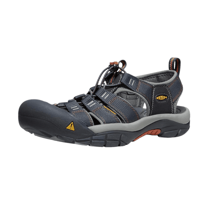 KEEN MEN'S NEWPORT H2 SANDAL - INDIA INK/RUST - SIDE VIEW