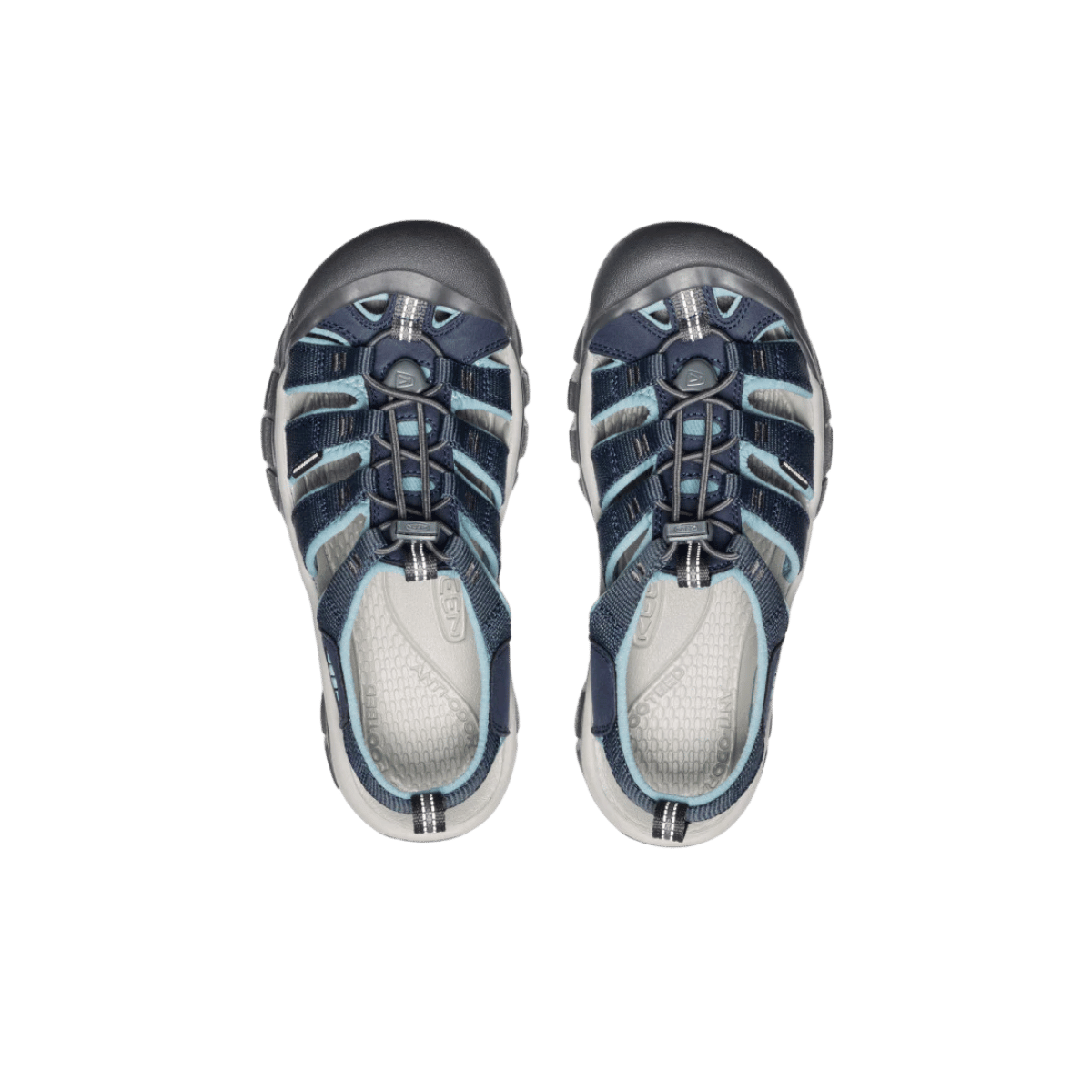 KEEN WOMEN'S NEWPORT H2 SANDAL NAVY/MAGNET TOP VIEW