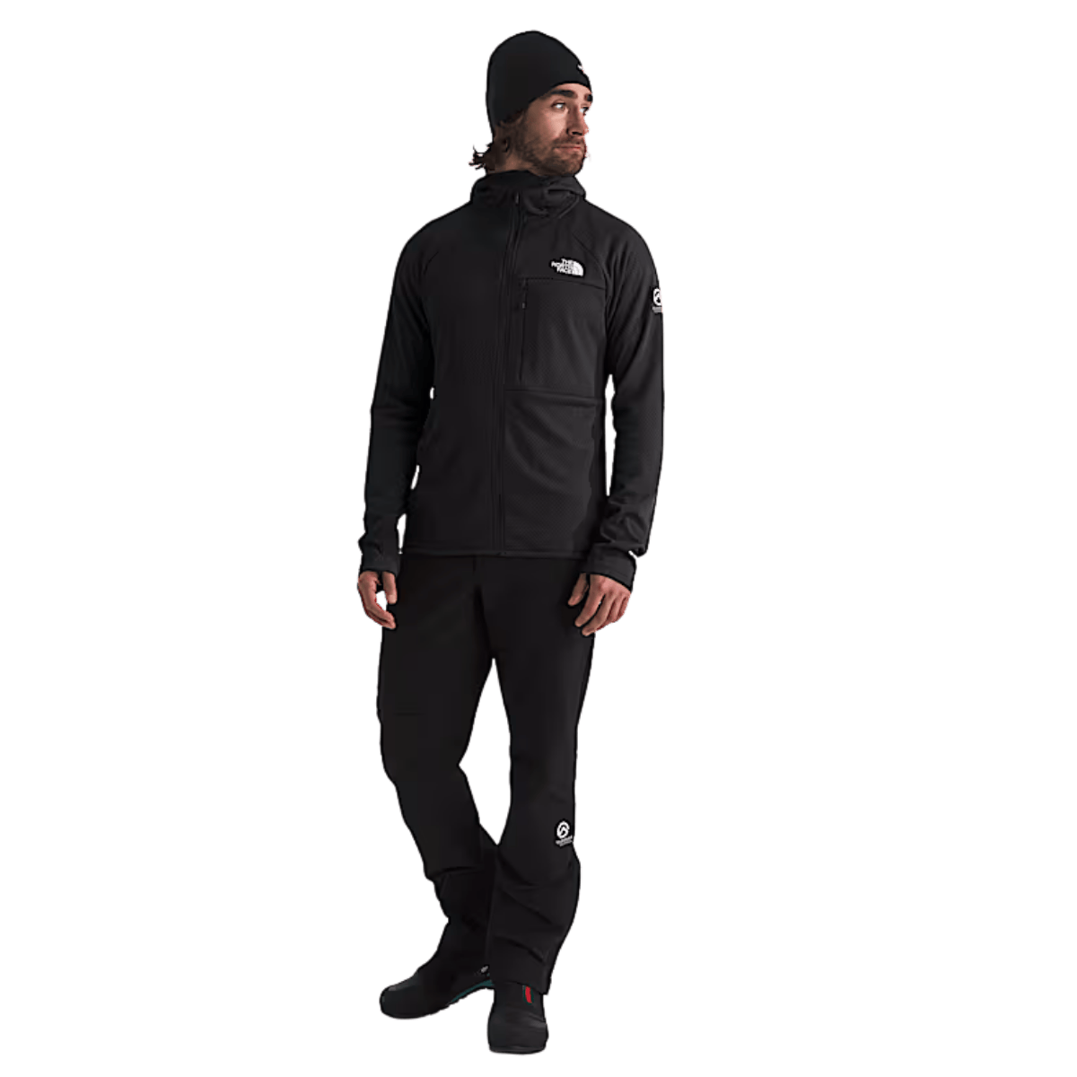 SUMMIT MEN'S FUTUREFLEECE FULL-ZIP HOODIE - TNF BLACK_FULL VIEW WW
