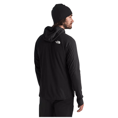 SUMMIT MEN'S FUTUREFLEECE FULL-ZIP HOODIE - TNF BLACK_BACK ANGLE WW