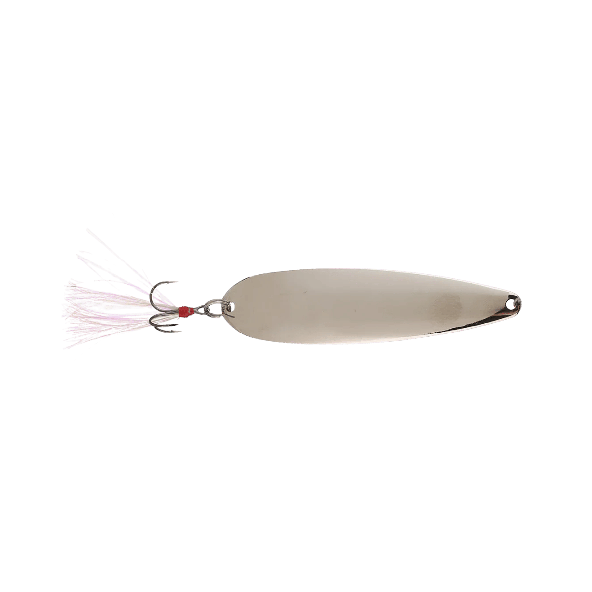 NICHOLS LURES LAKE FORK FLUTTER SPOON SILVER CHROME