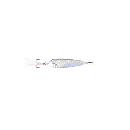 NICHOLS LURES LAKE FORK FLUTTER SPOON SILVER SCALE