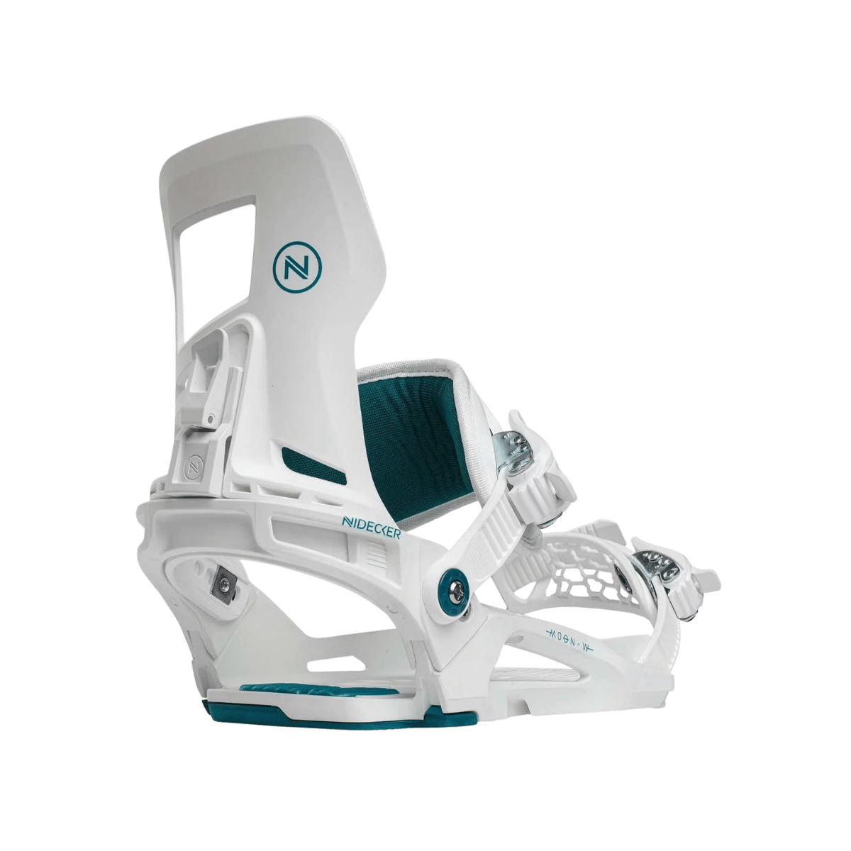 NIDECKER SNOWBOARD W MUON-W BINDING 22/23 SIDE VIEW