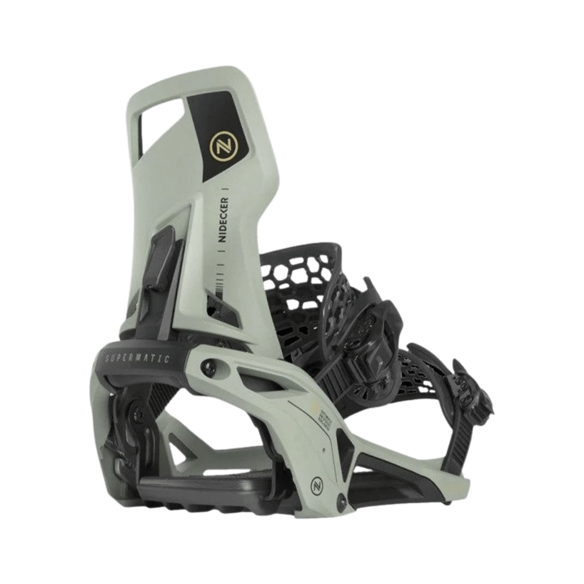 NIDECKER SNOWBOARD SUPERMATIC BINDING 24/25 OLIVE