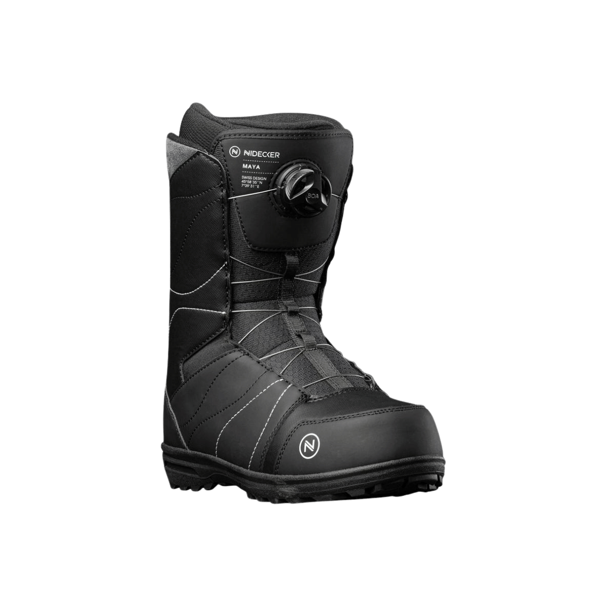 NIDECKER SNOWBOARD WOIMENS MAYA SNOWBOARD BOOT 22/23 - BLACK