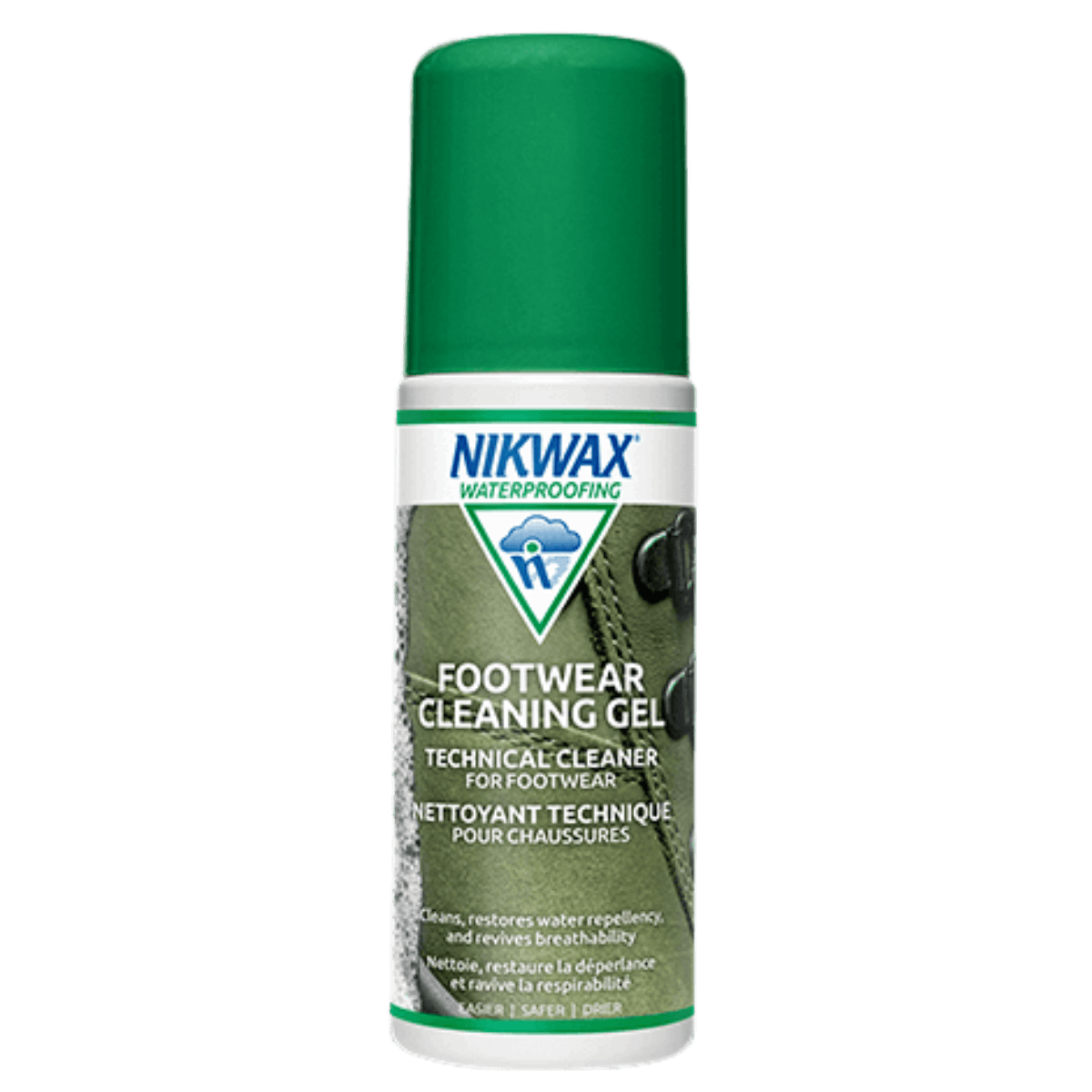 NIKWAX FOOTWEAR CLEANING GEL CLEANER - 4.2OZ - FRONT VIEW