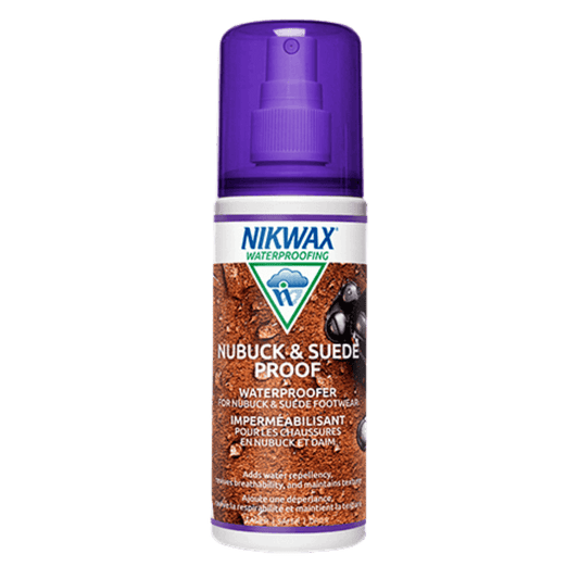 NIKWAX NUBUCK & SUEDE WATERPROOF SPRAY - MP12 - FRONT VIEW