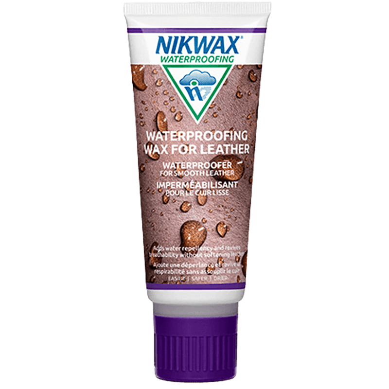 <p>The Nikwax® Waterproofing Wax for Leather is a specialized waterproofing treatment designed to restore durable water repellency, maintain breathability, and prolong the life of smooth leather footwear and gear. Easy to apply by hand, this wax-based treatment helps leather resist water absorption while preserving its natural flexibility and appearance. Ideal for hiking boots, work boots, and outdoor leather footwear, it provides long-lasting protection against wet conditions without softening or over-cond