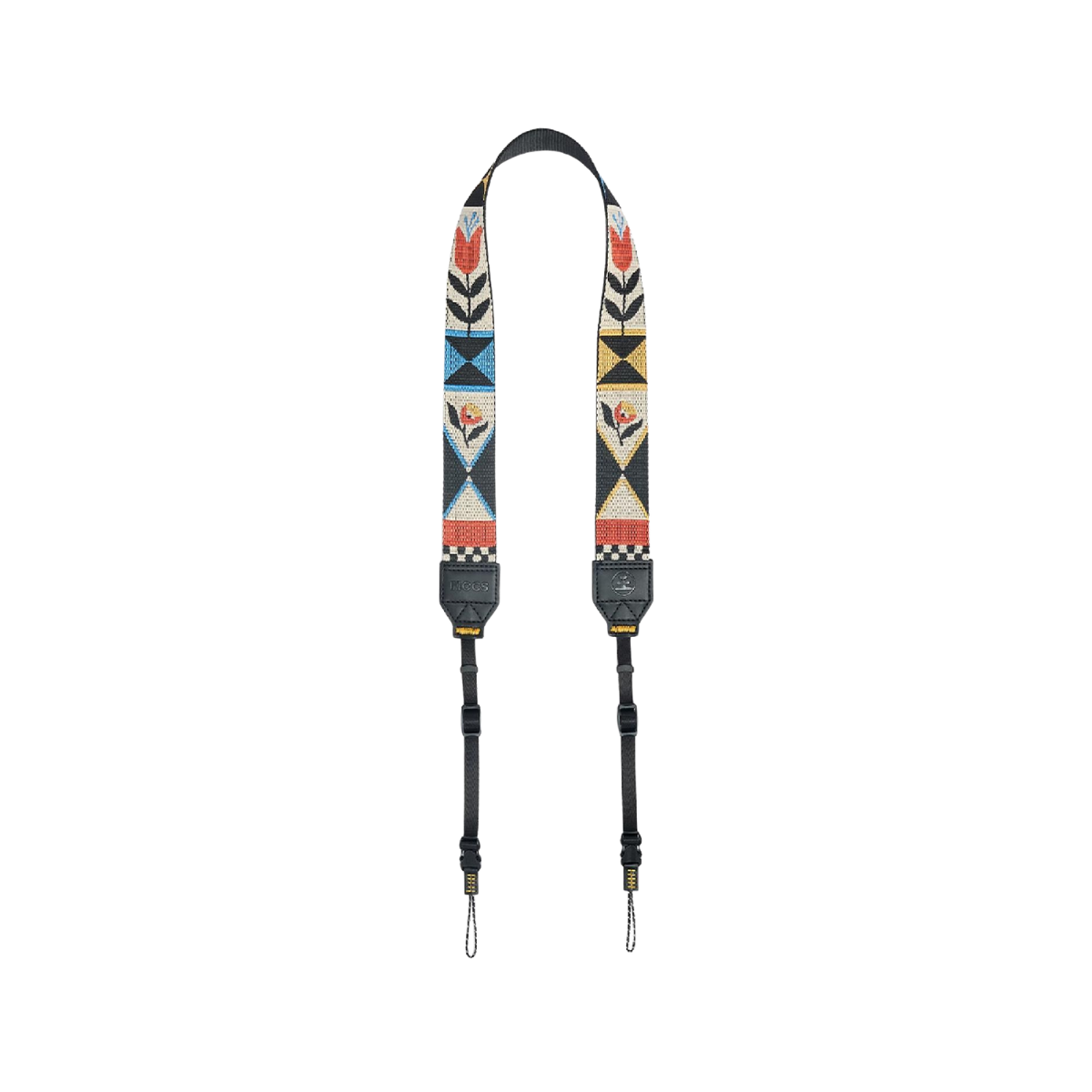 NOCS WOVEN TAPESTRY NECK STRAP FLORA