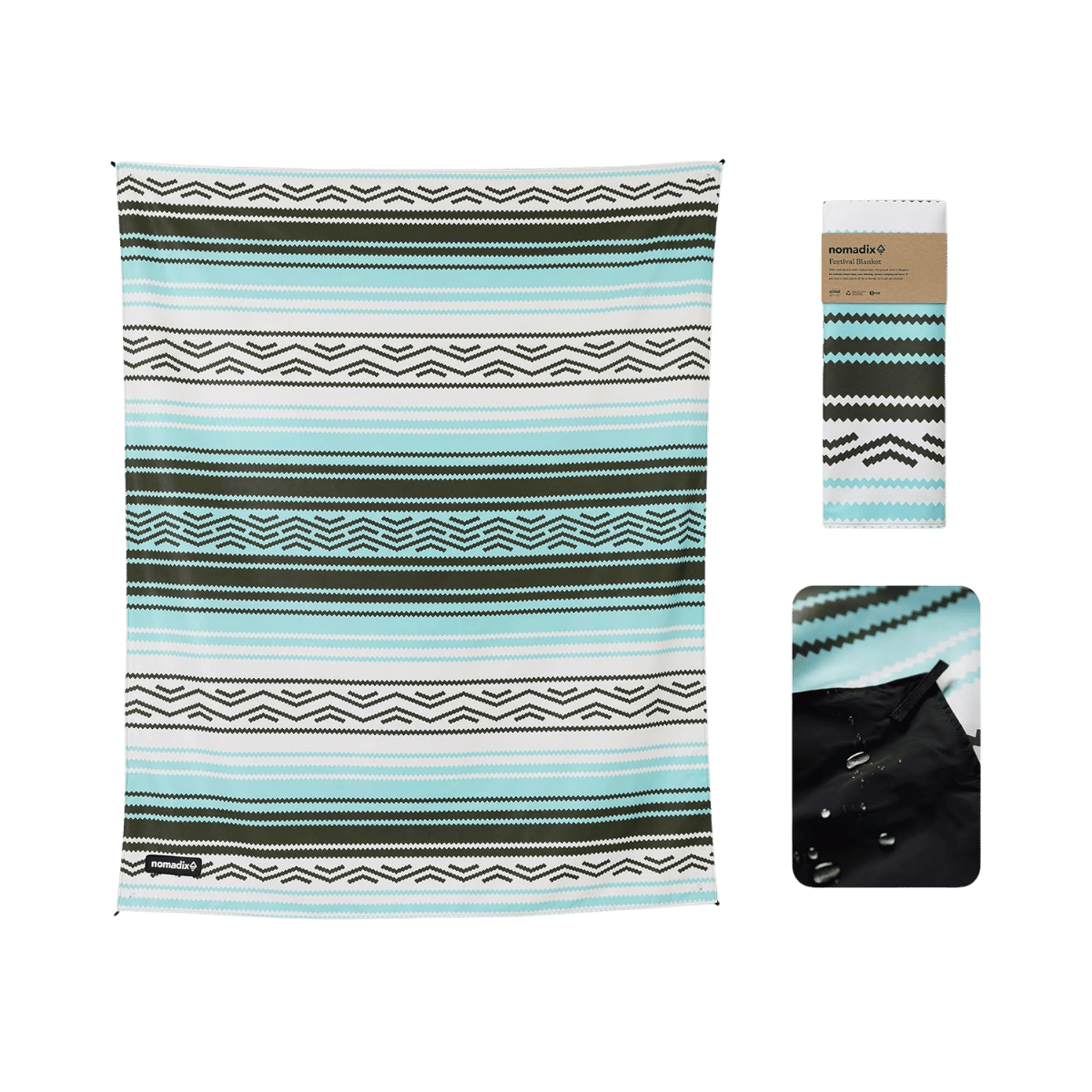 NOMADIX FESTIVAL BLANKET BAJA AQUA
