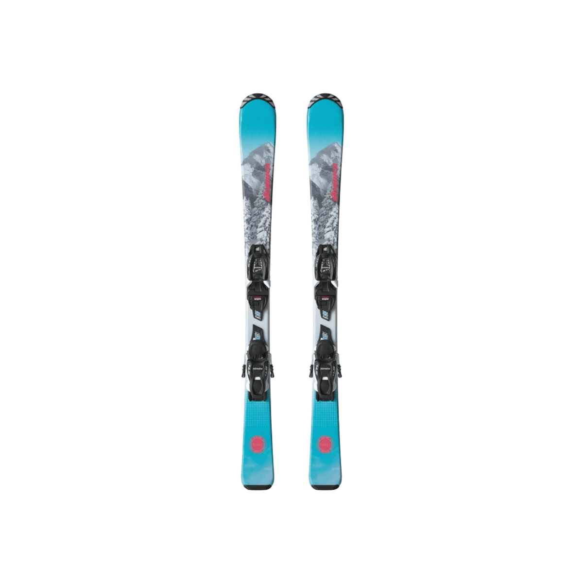 NORDICA TEAM G FDT W/JR 7.0 2023 2024 TEAL WHITE PINK