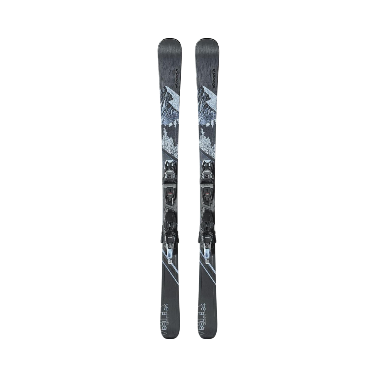 NORDICA W WILD BELLE DC 84 + TP2 LT 11 BLACK BLUE