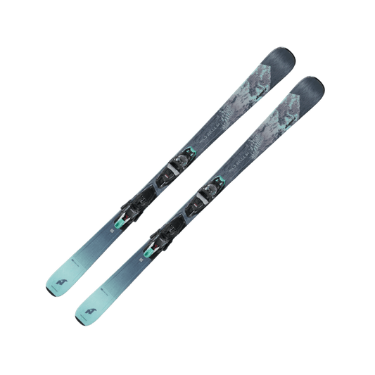 NORDICA WOMENS WILD BELLE 78 + TP2 10 2022 2023 ANTHRACITE TEAL