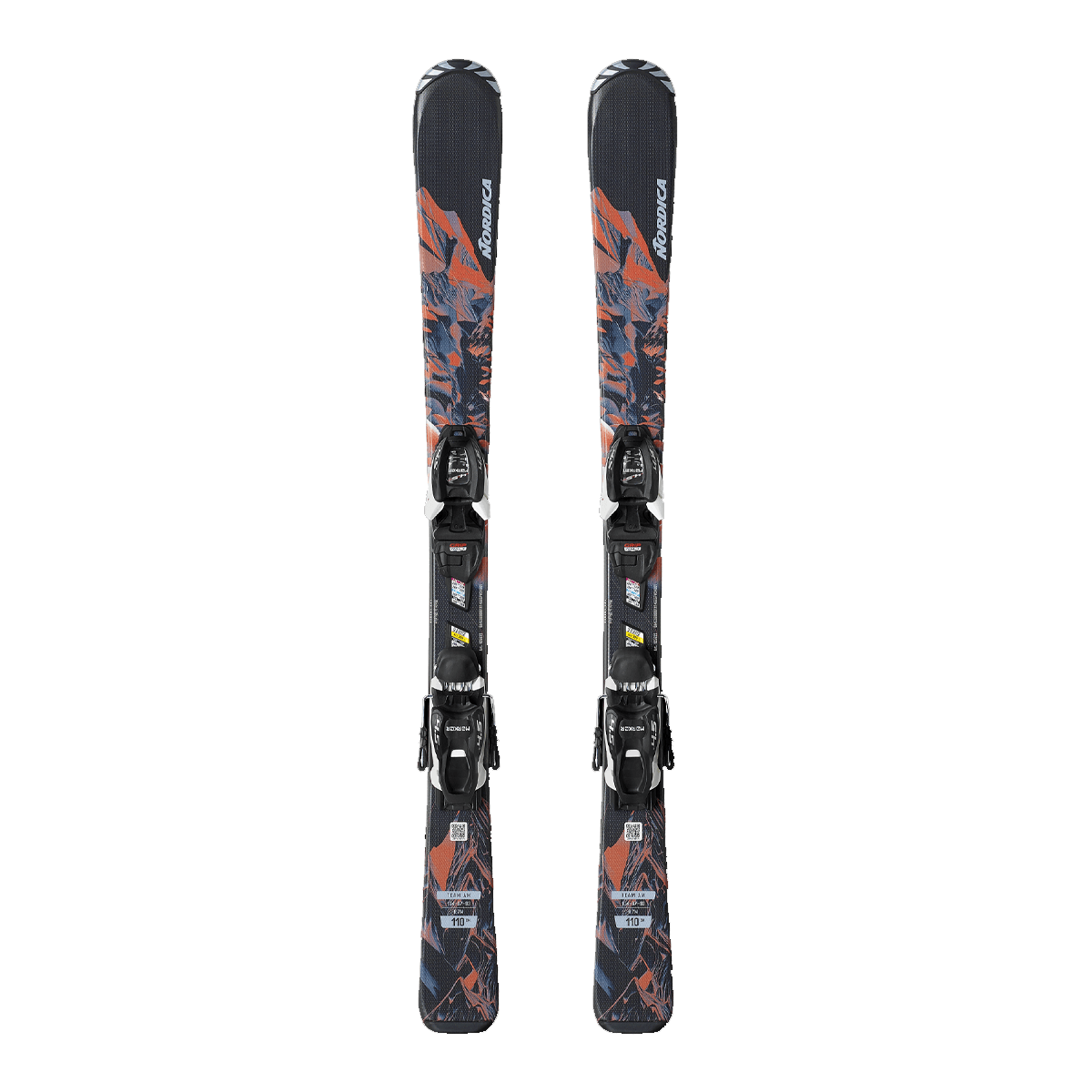 NORDICA TEAM AM FDT (70-90) SKIS + JR 4.5 BINDINGS