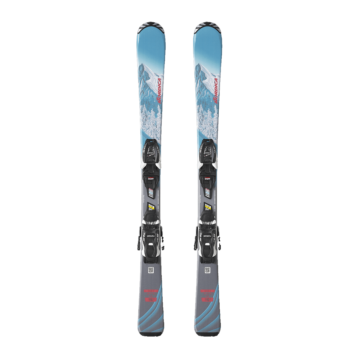 NORDICA TEAM G FDT (70-90) SKIS JR 4.5 BINDINGS 2025
