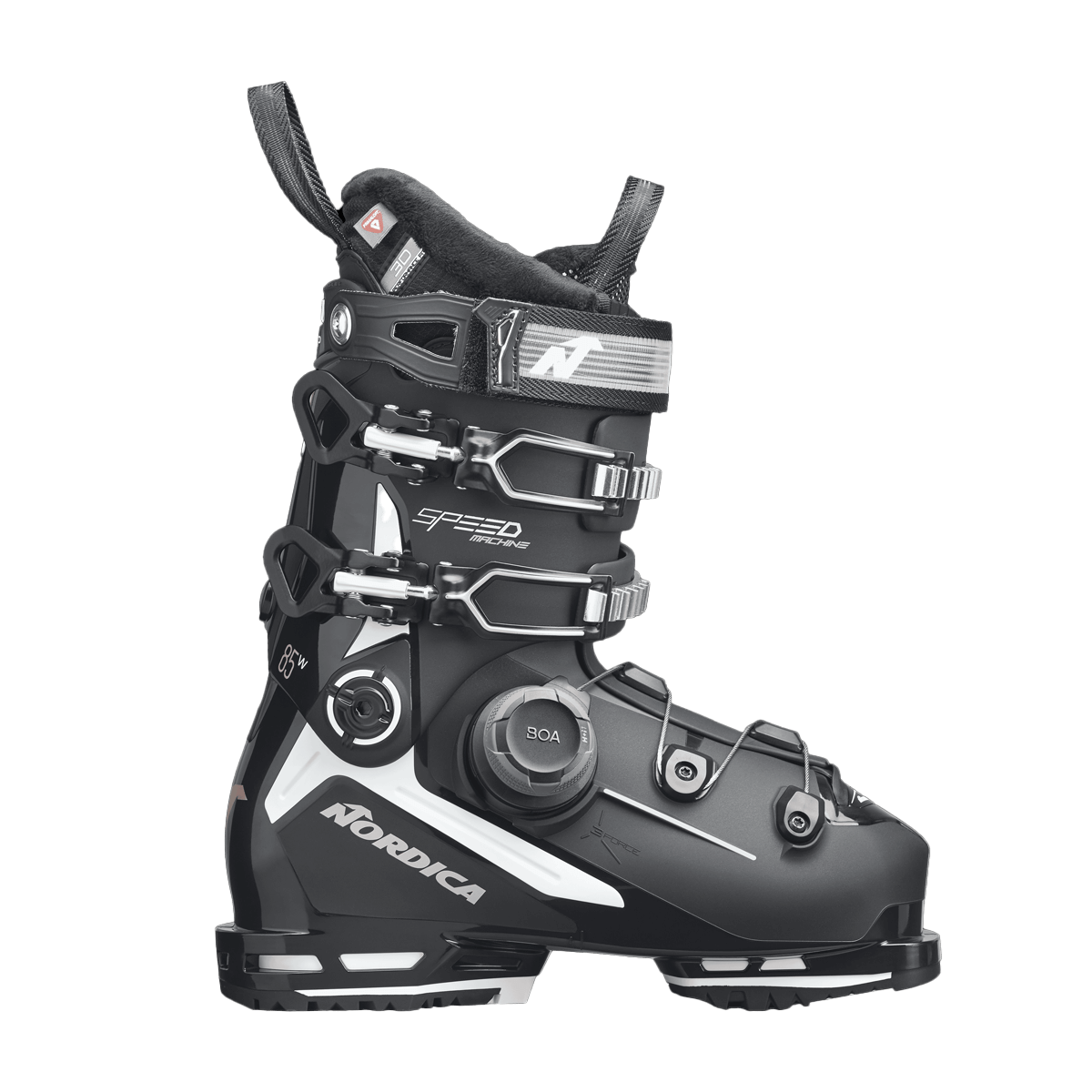 NORDICA SPEEDMACHINE 3 BOA 85 SKI BOOTS 2025 SIDE VIEW
