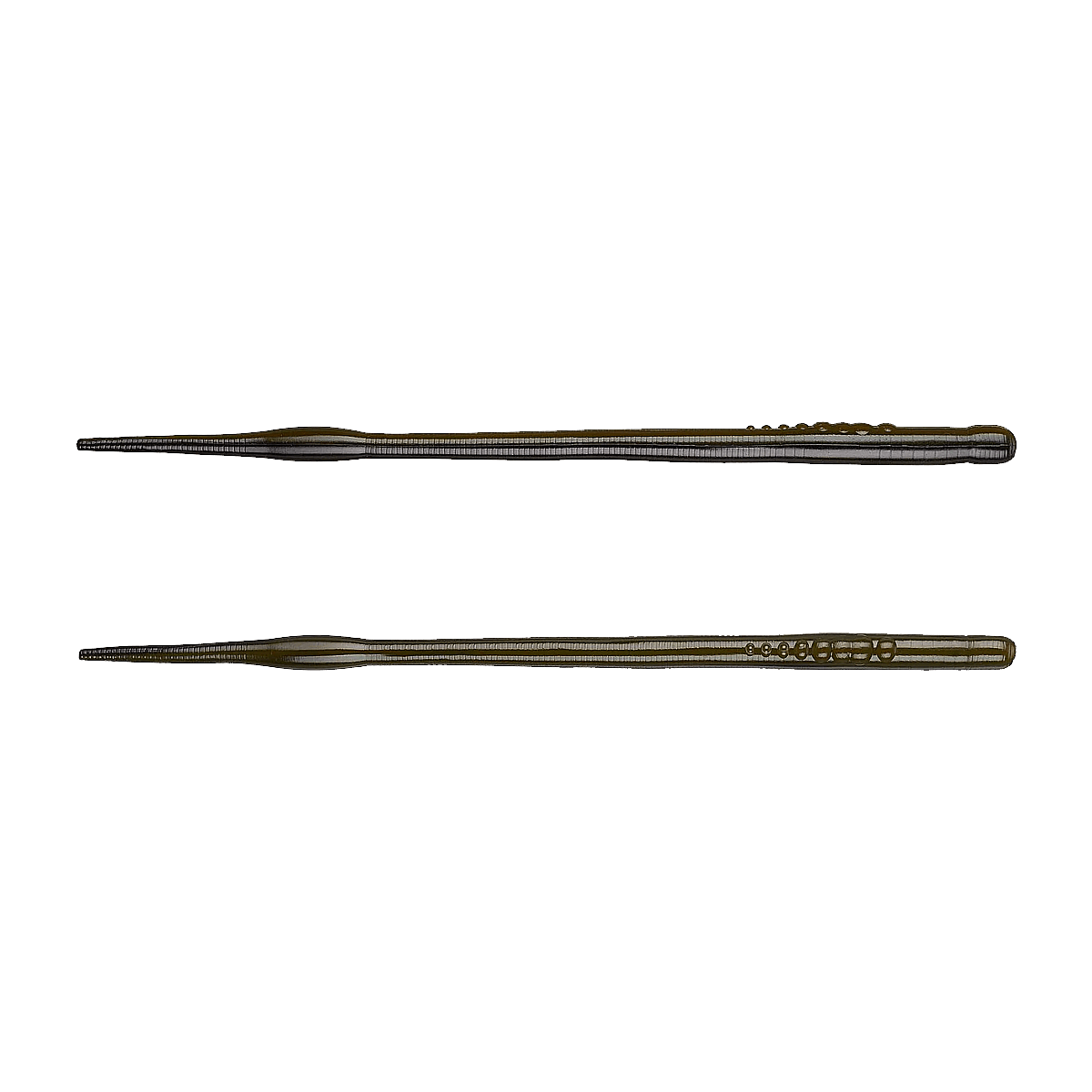 NORIES FUTO HASSUN STRAIGHT TAIL WORM 7PK - 8 INCH - BLACK WINNY