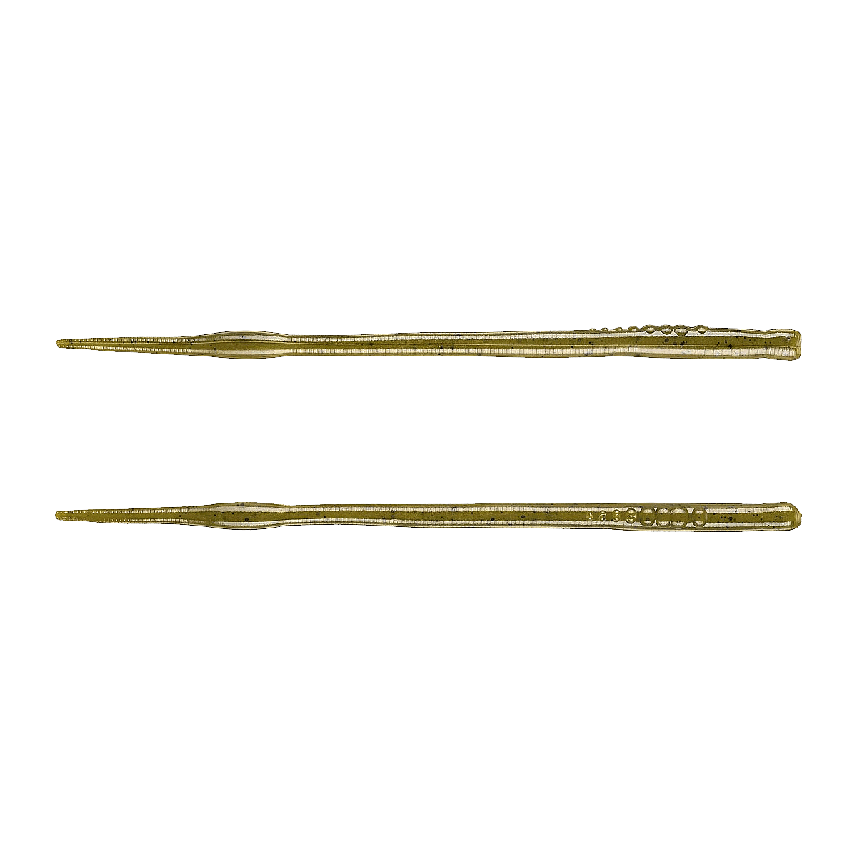 NORIES FUTO HASSUN STRAIGHT TAIL WORM 7PK - 8 INCH - LIGHT GREEN PUMPKIN FLOAT
