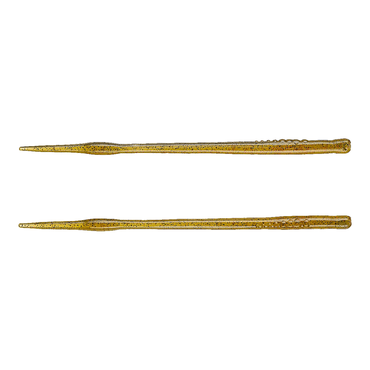 NORIES FUTO HASSUN STRAIGHT TAIL WORM 7PK - 8 INCH - SMOKE MUSTARD