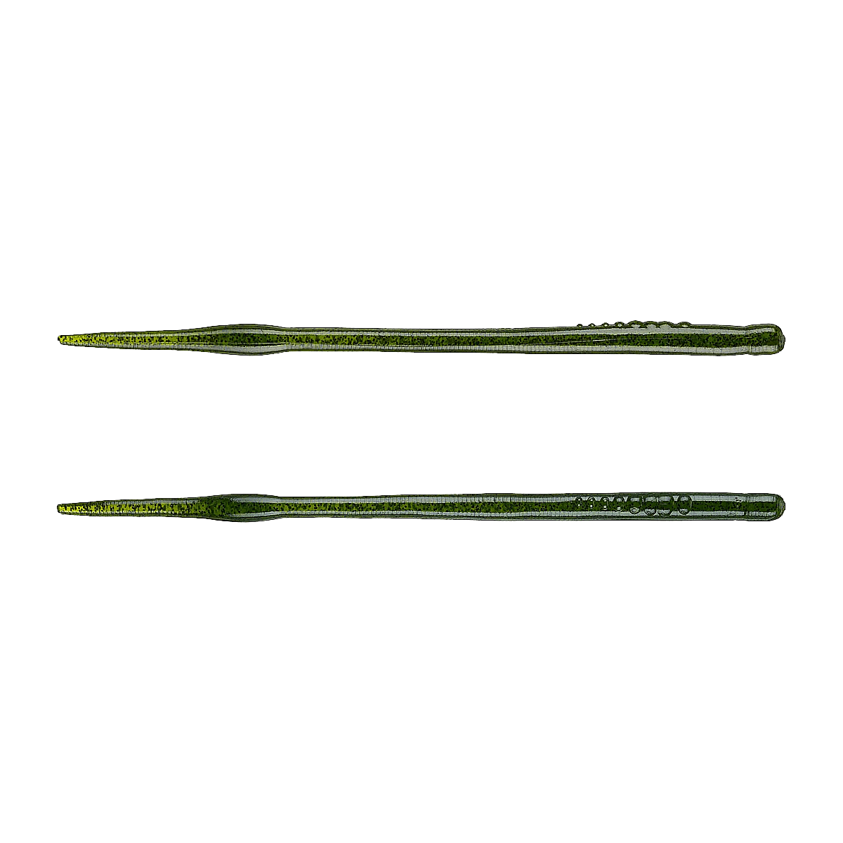 NORIES FUTO HASSUN STRAIGHT TAIL WORM 7PK - 8 INCH - WATERMELON BLACK FLAKE