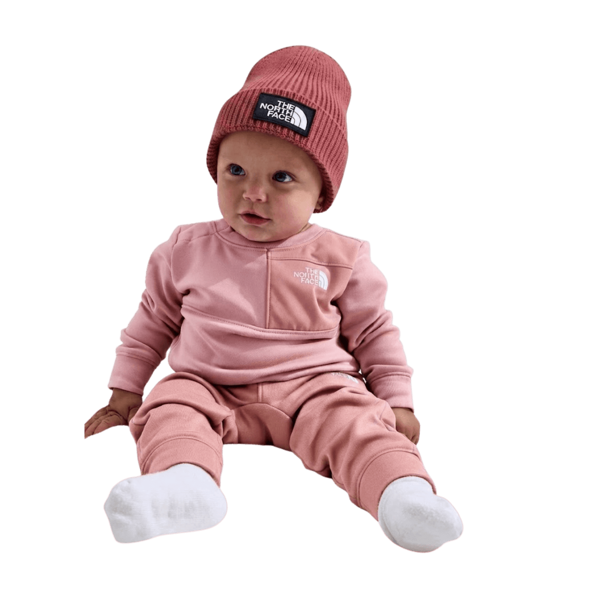 NORTH FACE BABY PERFORMANCE FLEECE SET PRIMROSE CLAY