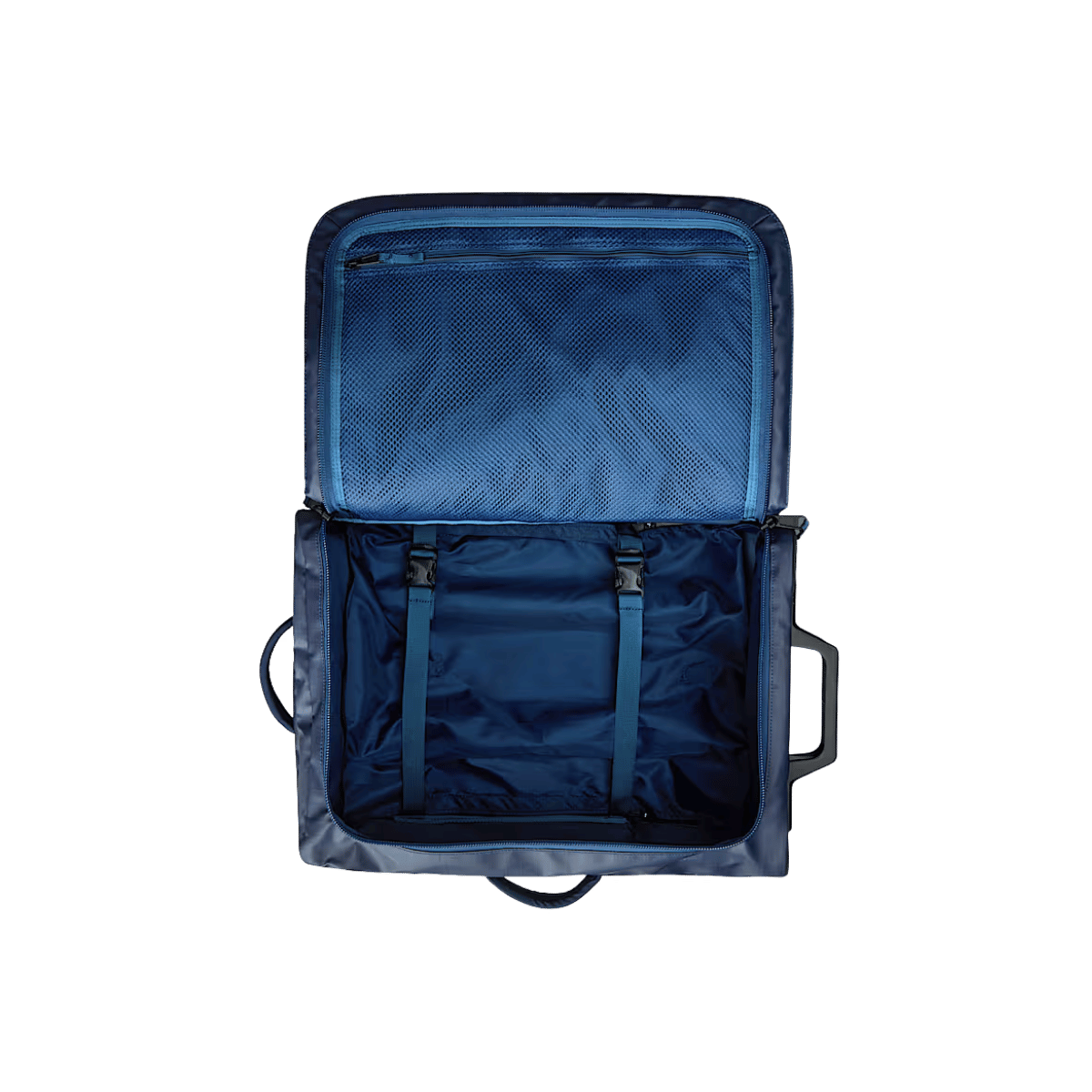 NORTH FACE BASE CAMP VOYAGER 21 ROLLER - SHADY BLUE/SUMMIT NAVY, INTERNAL SPACE