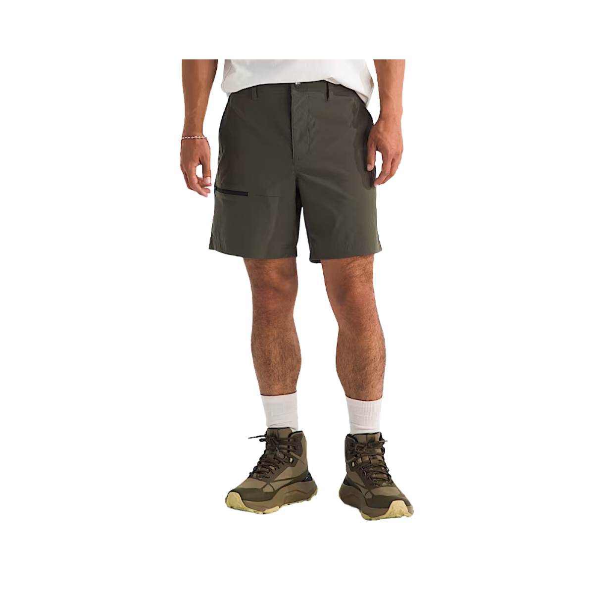 NORTH FACE BASIN SHORT 7" NEW TAUPE GREEN