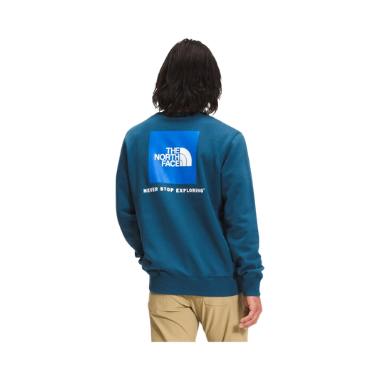 NORTH FACE BOX NSE CREW SWEATSHIRT MONTEREY BLUE