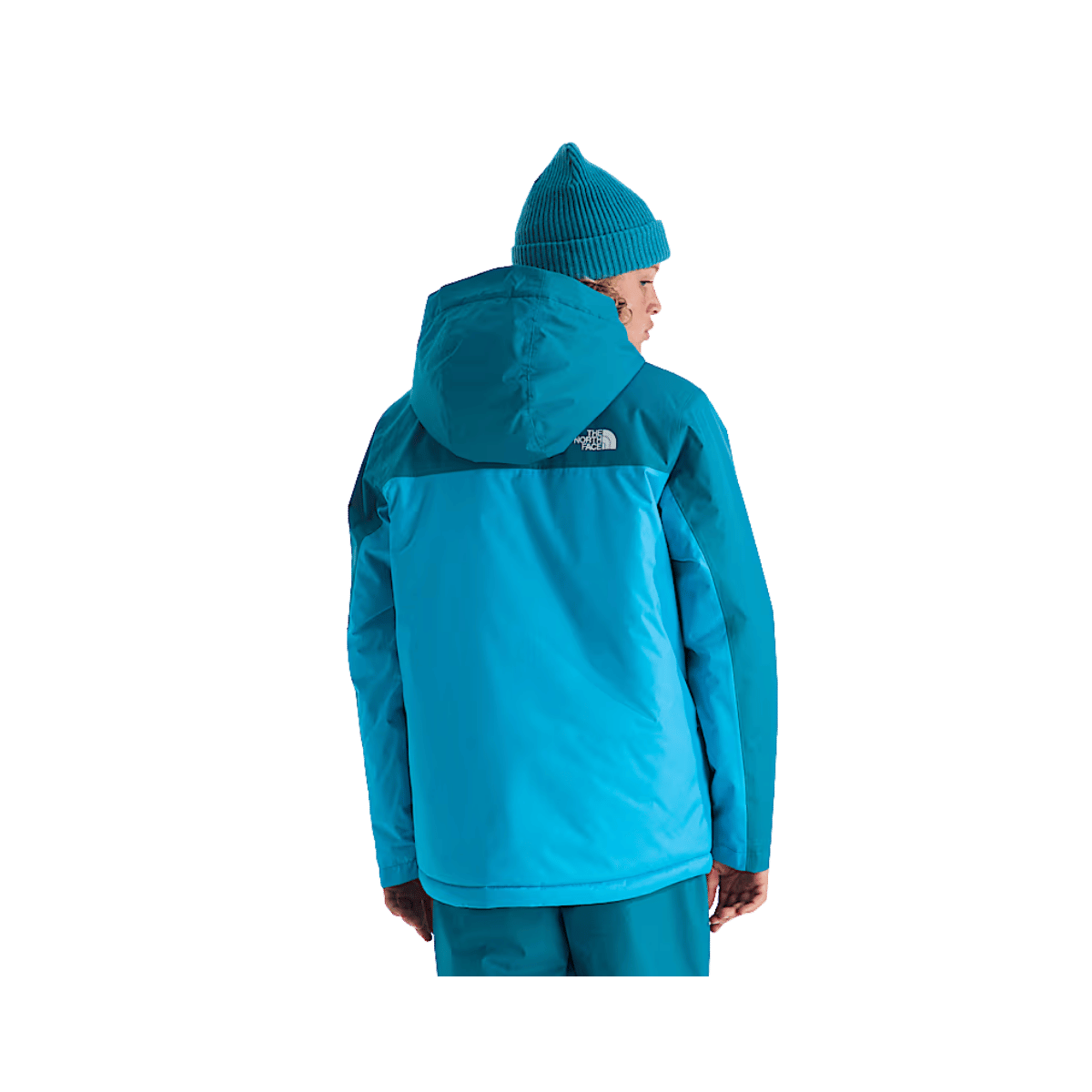 NORTH FACE BOYS FREEDOM INSULATED JACKET - DUSK BLUE/MERIDIAN BLUE, BACK ANGLE, SM, MD, LG, XL