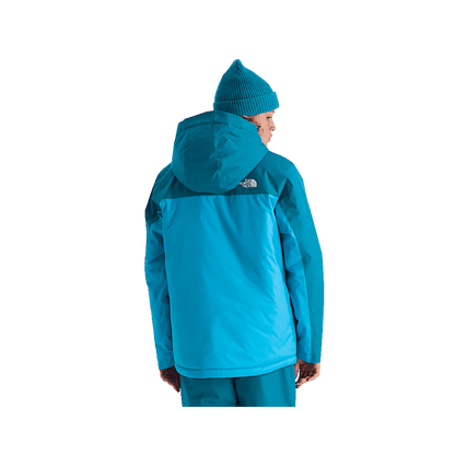 NORTH FACE BOYS FREEDOM INSULATED JACKET - DUSK BLUE/MERIDIAN BLUE, BACK ANGLE, SM, MD, LG, XL