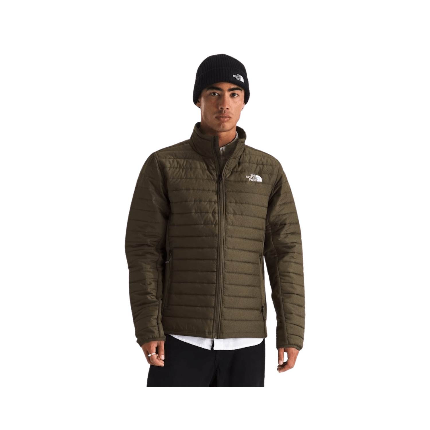 NORTH FACE CANYONLANDS HYBRID JACKET- CARAWAY SEED