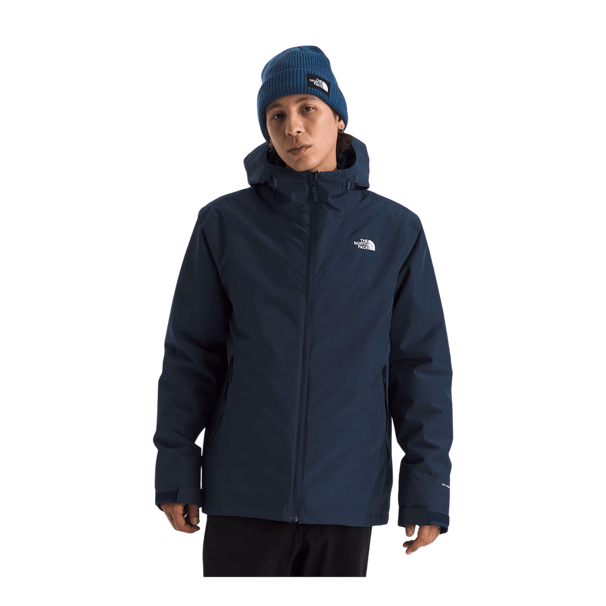 NORTH FACE CARTO MONO TRICLMTE HOODED JACKET- SUMMIT NAVY