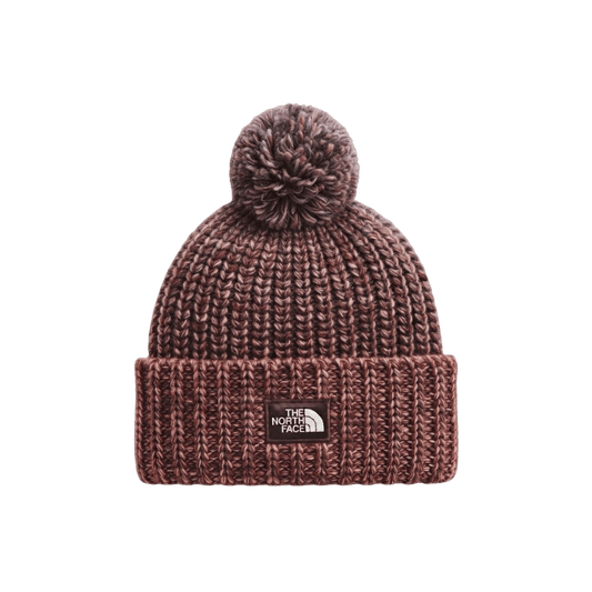 NORTH FACE COZY CHUNKY CABIN BEANIE PLUM DUSK COPPER LILAC